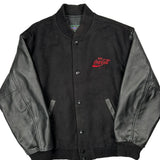 Enjoy Coca-Cola Graphic Varsity Jacket - XL Black Wool Blend