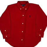 Age 3 Ralph Lauren Shirt - 2XS Red Cotton