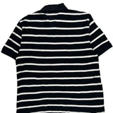 Tommy Hilfiger Striped Polo Shirt - XL Black Cotton