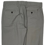 Tommy Hilfiger Slim Fit Chinos - 36W 30L Gray Cotton