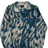 Synchilla Patagonia Tie-Dye Snap-T Fleece - Small Cream Polyester