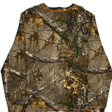 Realtree Camo Henley Long Sleeve T-Shirt - 2XL Camo Cotton Blend