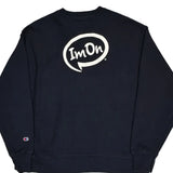 Reverse Weave Champion Sweatshirt - XL Navy Cotton