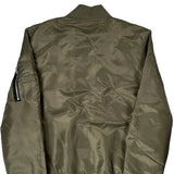 Ma-1 Brooklyn Cloth Bomber Jacket - Large Green Nylon