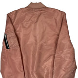 Ma-1 Brooklyn Bomber Jacket - XL Pink Polyester
