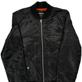 Ma-1 Carbon Bomber Jacket - Small Black Polyester