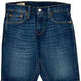 Levis Denim Shorts - 28W UK 8 Dark Wash Cotton Blend
