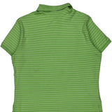 Polo By Ralph Lauren Striped Polo Shirt - Large Green Cotton