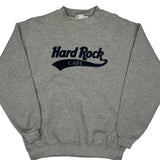 Hard Rock Cafe Sweatshirt - Medium Grey Cotton Blend