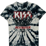 Destroyer 76 Kiss Band T-Shirt - Medium Black & White Cotton