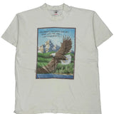 Fruit Of The Loom Single Stitch T-Shirt - 2XL White Cotton