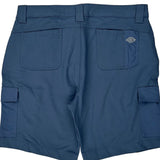 Dickies Cargo Shorts - 34W 9L Blue Polyester