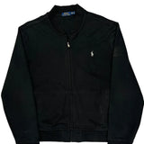 Polo By Ralph Lauren Track Jacket - 2XL Black Cotton