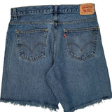 Levis Denim Shorts - 32W 10L Blue Cotton