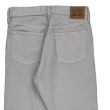 501 Levis Jeans - 32W UK 12 Grey Cotton