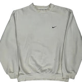 Vintage Nike Sweatshirt - Large Cream Cotton