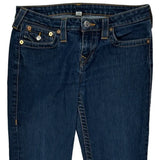 True Religion Boot Cut Jeans - 32W UK 10 Dark Wash Cotton