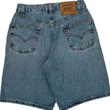 Levis Denim Shorts - 28W 10L Blue Cotton