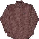 Chaps Ralph Lauren Checked Shirt - Large Brown Cotton