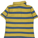 Age 4 Polo By Ralph Lauren Striped Polo Shirt - XS Blue Cotton