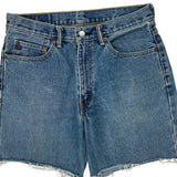 Levis Denim Shorts - 32W 8L Blue Cotton