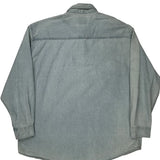 Rams Lee Football Denim Shirt - XL Light Wash Cotton