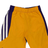 Los Angeles Lakers Adidas NBA Sport Shorts - Medium Yellow Polyester