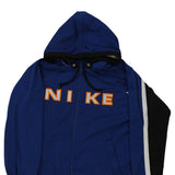 Age 10 Nike Spellout Jacket - Medium Blue Polyester