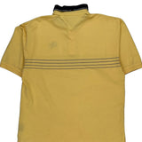 Tommy Hilfiger Striped Polo Shirt - Large Yellow Cotton