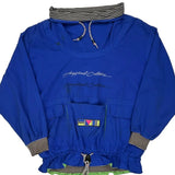 Puma Striped Windbreaker - Medium Blue Polyester