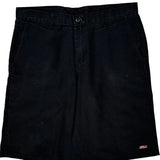 Dickies Shorts - 36W 11L Black Cotton