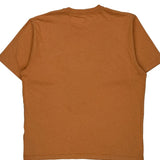 Carhartt T-Shirt - Large Orange Cotton