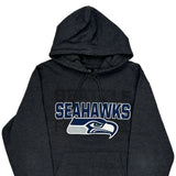 Seattle Seahawks Nfl Hoodie - Medium Gray Cotton Blend