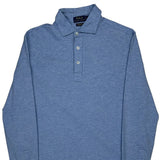Polo By Ralph Lauren Slim Fit Polo Shirt - Small Blue Cotton