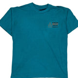 Fruit Of The Loom Single Stitch T-Shirt - Small Blue Cotton