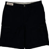 Dickies Cargo Shorts - 36W 11L Black Polyester Blend