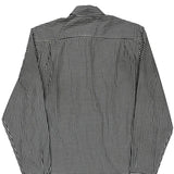 Lacoste Checked Shirt - Medium Black & White Cotton