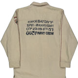 Navy Crew Shirt - XL Beige Cotton