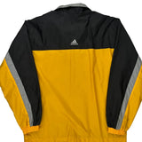 Vintage Adidas Windbreaker - Large Yellow Polyester