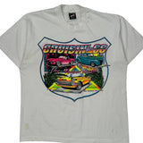 Fruit Of The Loom Graphic T-Shirt - Large White Cotton Blend