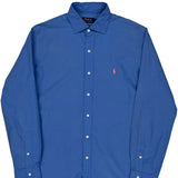 Polo By Ralph Lauren Shirt - Medium Blue Cotton