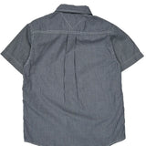 Age 8-10 Tommy Hilfiger Checked Short Sleeve Shirt - Small Blue Cotton