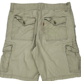 Levis Cargo Shorts - 36W 11L Beige Cotton