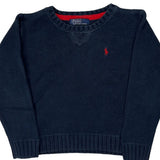 Age 5 Polo By Ralph Lauren Sweater - Small Navy Cotton