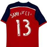 Age 15-16 Chicago Fire Adidas Football Shirt - XL Red Polyester