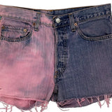 Levis Denim Shorts - 30W UK 10 Blue Cotton