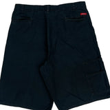 Dickies Cargo Shorts - 37W 12L Black Cotton