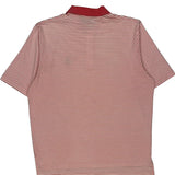 Polo By Ralph Lauren Striped Polo Shirt - Large Red Cotton