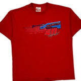 Vintage Sterling Marlin Chase Authentics Nascar T-Shirt - Large Red Cotton