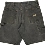 Wrangler Carpenter Shorts - 33W 10L Grey Cotton